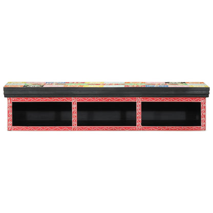 Mobile TV Multicolore 100 x 30 x 22 cm Legno multistrato - homemem39