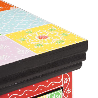 Armadio TV Multicolore 60 x 30 x 24 cm Legno massello di mango - homemem39