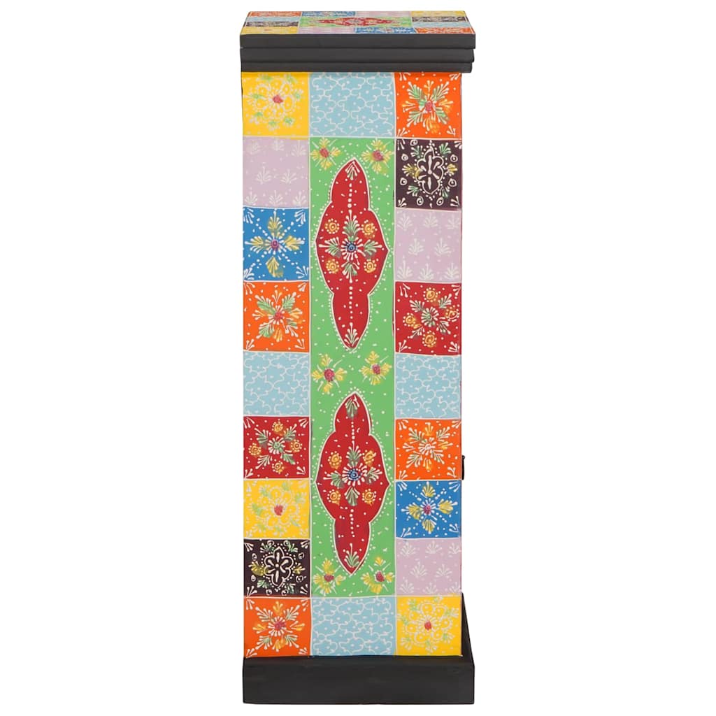 Comò Multicolore 30 x 30 x 90 cm Legno massello di mango - homemem39