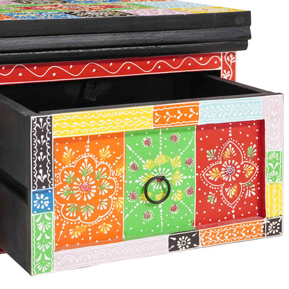 Armadio da Notte con cassetto Multicolore 40 x 30 x 28 cm - homemem39