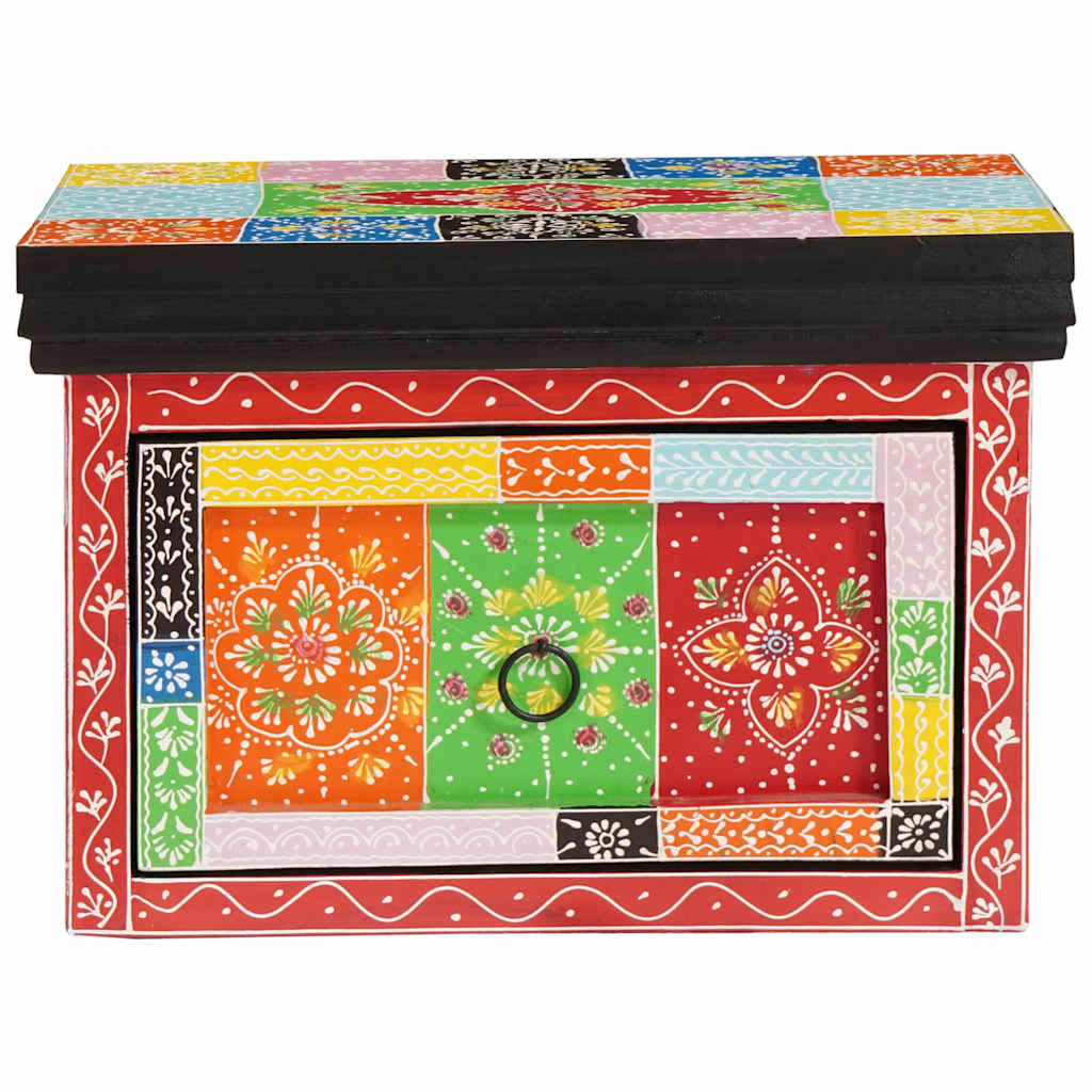 Armadio da Notte con cassetto Multicolore 40 x 30 x 28 cm - homemem39