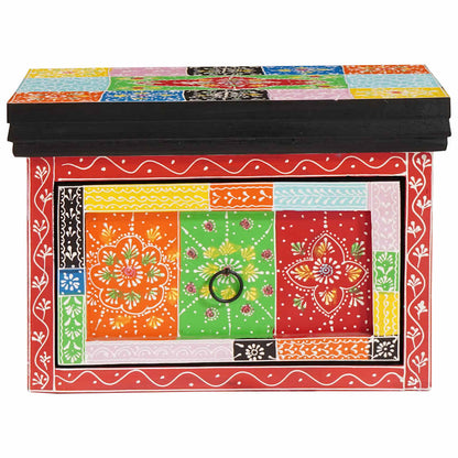 Armadio da Notte con cassetto Multicolore 40 x 30 x 28 cm - homemem39