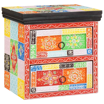 Armadio da Notte con cassetto Multicolore 40 x 30 x 40 cm - homemem39