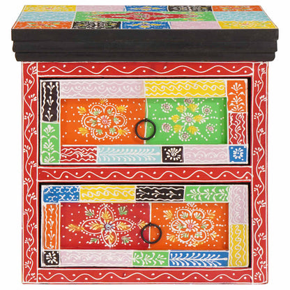 Armadio da Notte con cassetto 2 pcs Multicolore 40 x 30 x 40 cm - homemem39