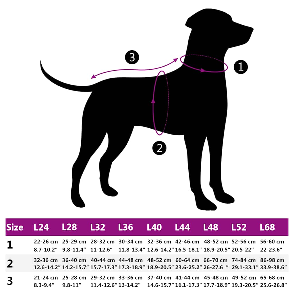 Cappotto Cani con Imbracatura Impermeabile Riflettente Nero L48