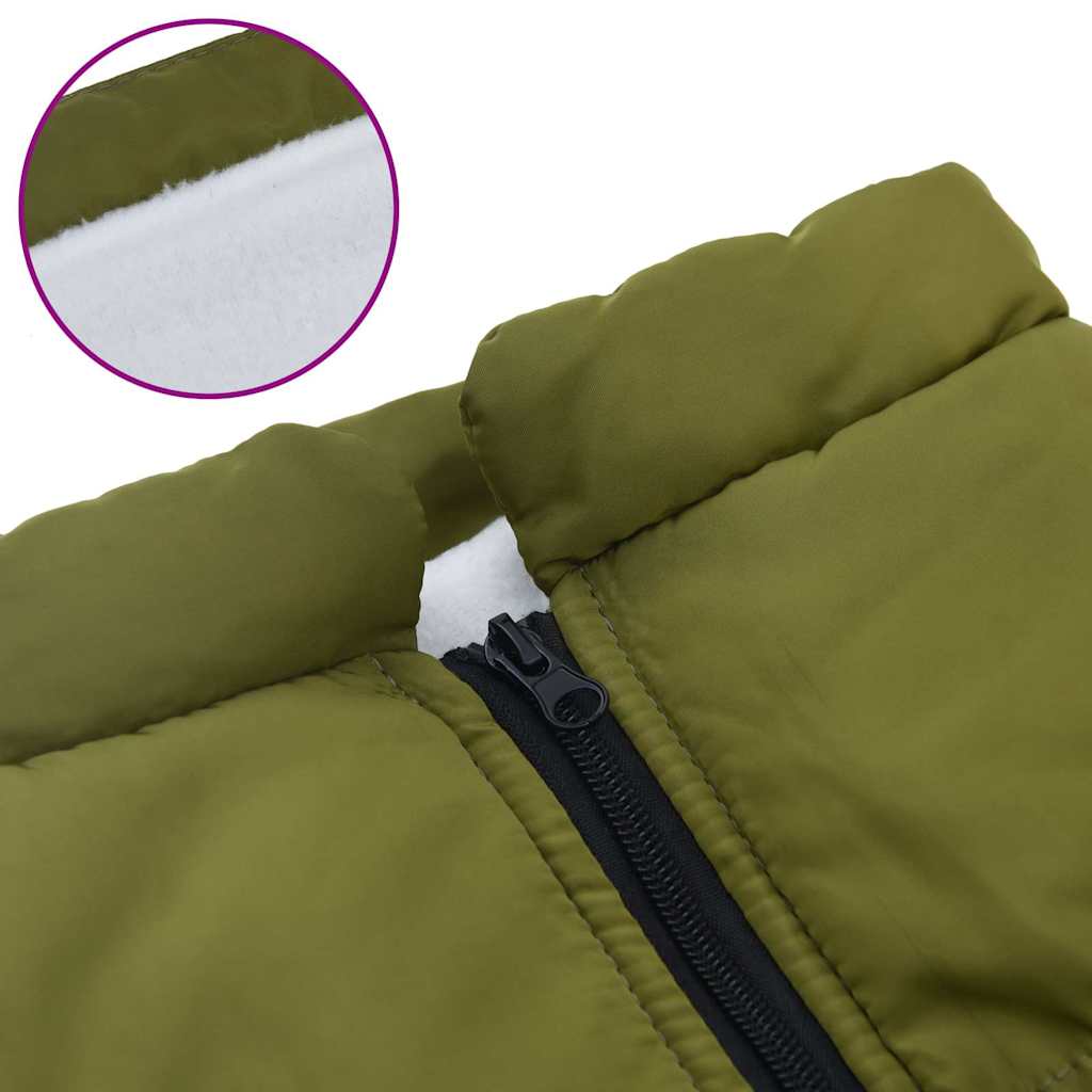 Cappotto Cani Imbracatura Impermeabile Riflettente Verde L44 | homemem39