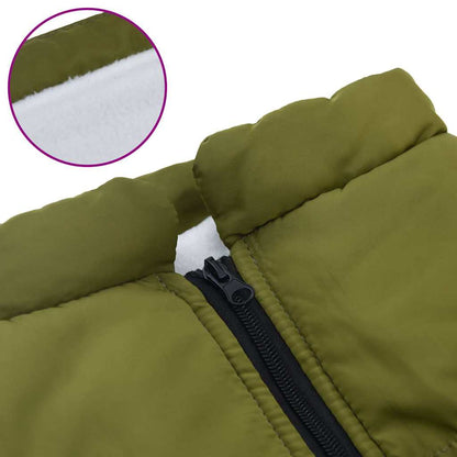 Cappotto Cani Imbracatura Impermeabile Riflettente Verde L44 | homemem39