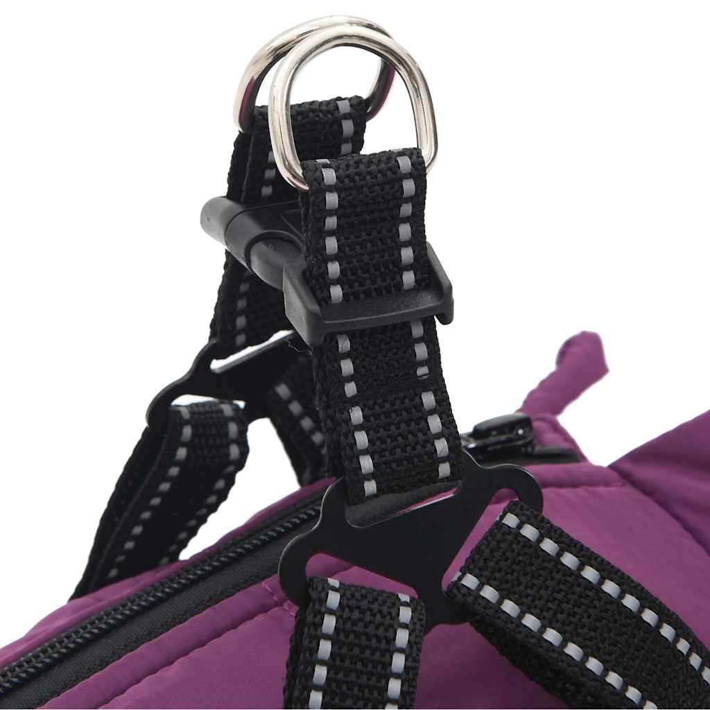 Cappotto Cani Imbracatura Impermeabile Riflettente Viola L24 | homemem39