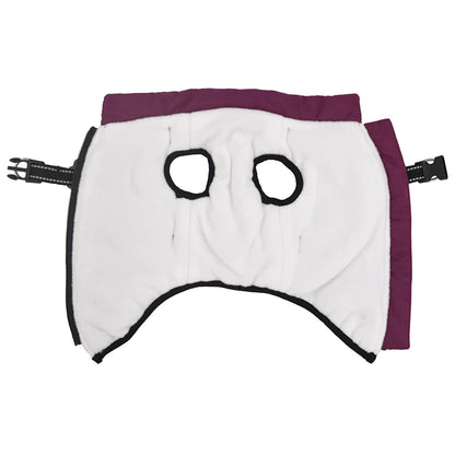 Cappotto Cani Imbracatura Impermeabile Riflettente Viola L36