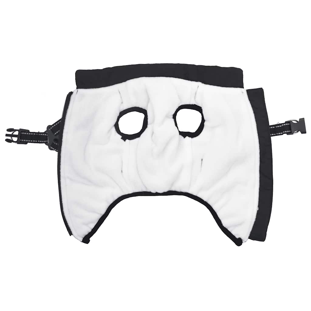 Cappotto Cani con Imbracatura Impermeabile Riflettente Nero L24 | homemem39