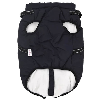 Cappotto Cani Imbracatura Impermeabile Riflettente Blu Navy L44 | homemem39