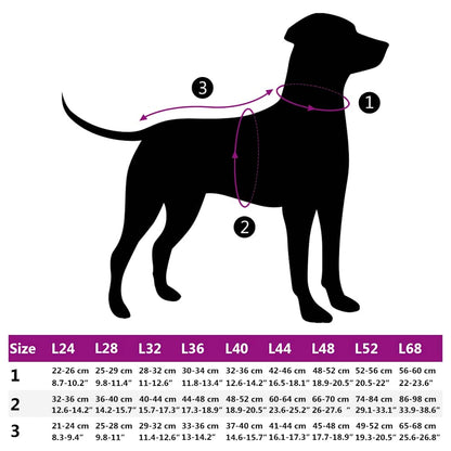 Cappotto Cani Imbracatura Impermeabile Riflettente Rosso L32