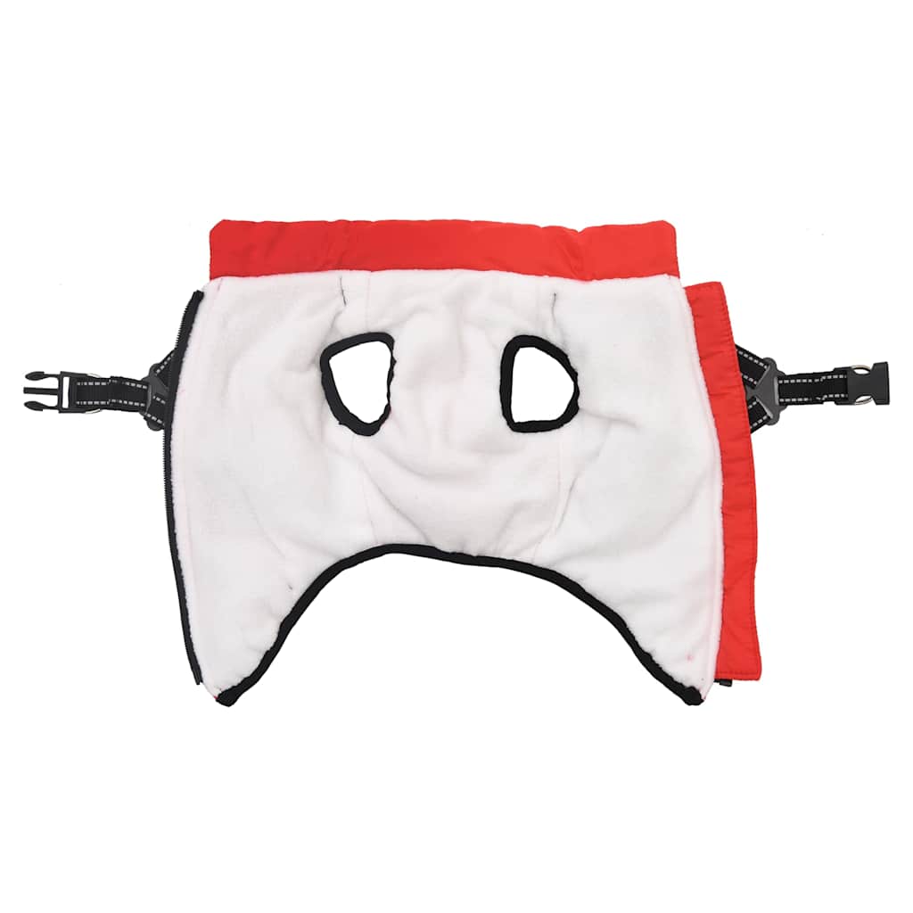 Cappotto Cani Imbracatura Impermeabile Riflettente Rosso L40 | homemem39