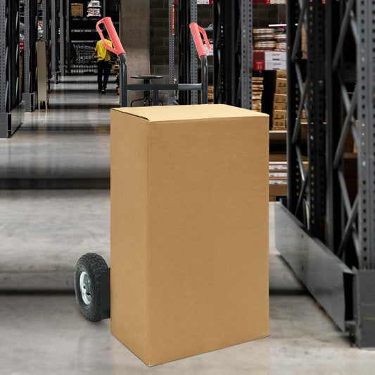 Carrello Manuale Nero e Rosso 57 x 46 x 113 cm Acciaio