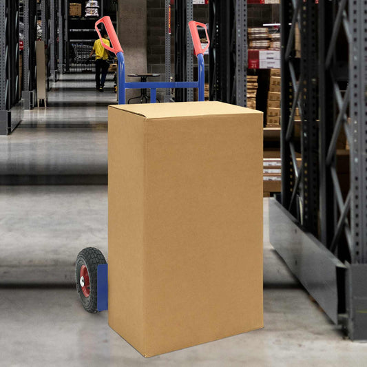 Carrello Manuale Blu e Rosso 57 x 46 x 113 cm Acciaio