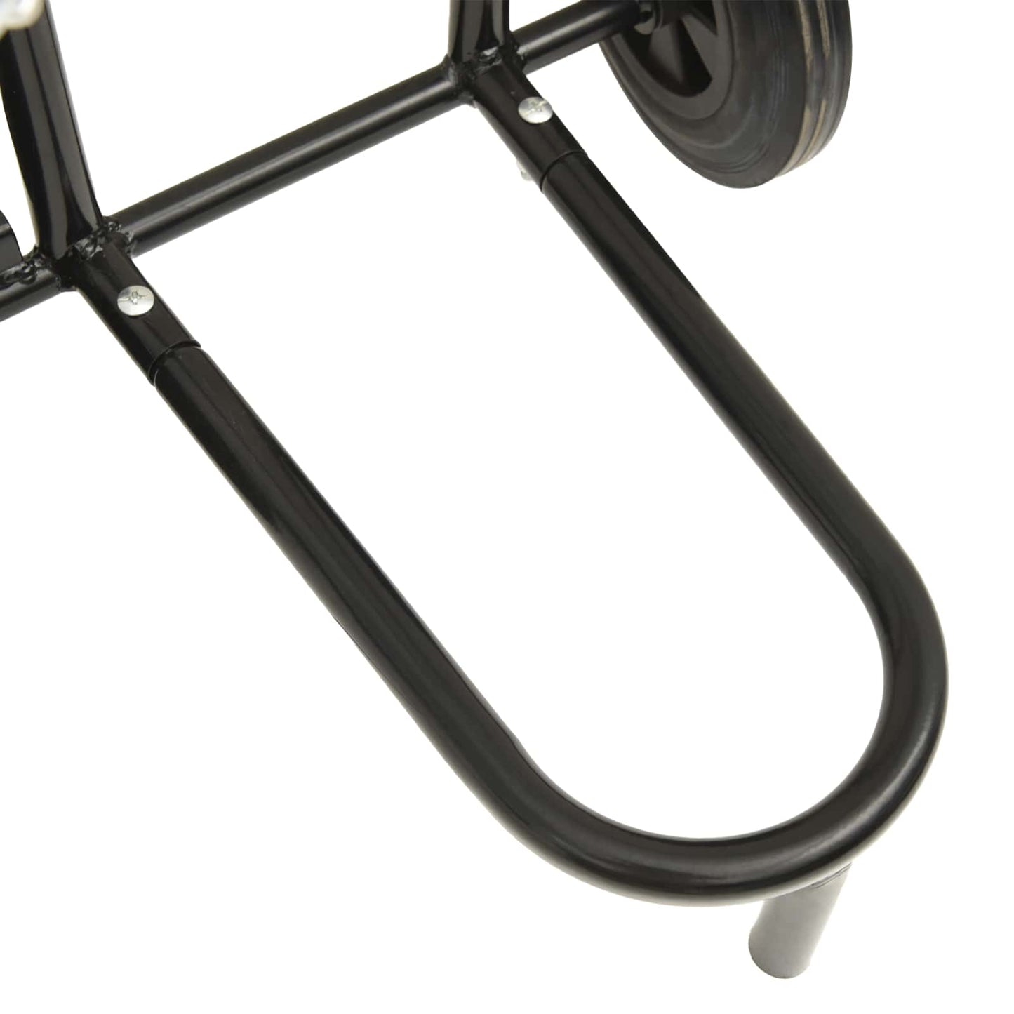 Carrello Manuale Nero e Rosso 49 x 49 x 101 cm Acciaio