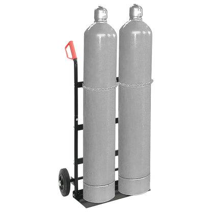 Carrello Manuale Nero e Rosso 63 x 43,5 x 110 cm Acciaio