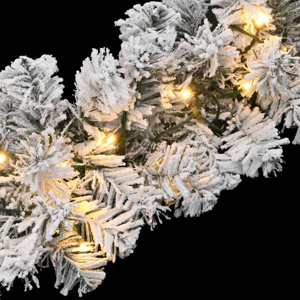 Ghirlanda natalizia con luci LED verde 5 m PVC | homemem39