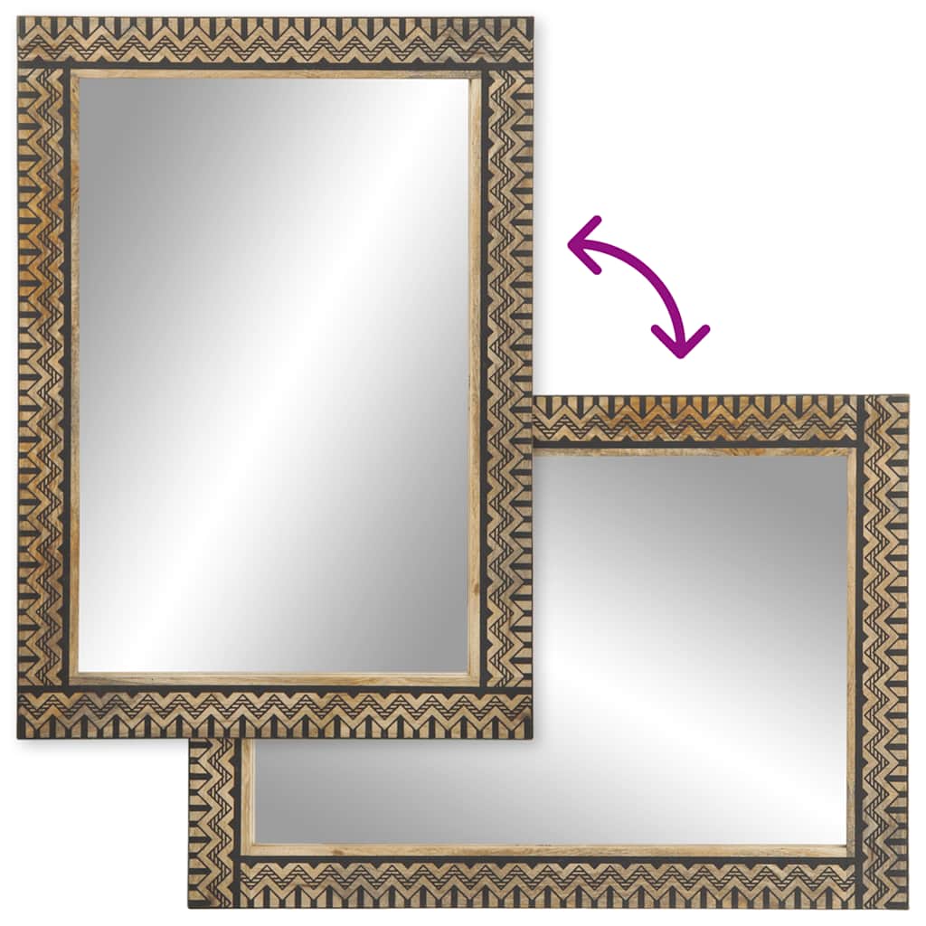 Set Mobili da Bagno 2pz in Legno Massello di Mango