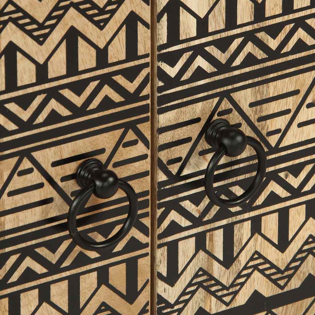 Set Mobili da Bagno 2pz in Legno Massello di Mango