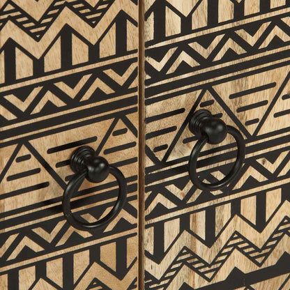 Set Mobili da Bagno 2pz in Legno Massello di Mango