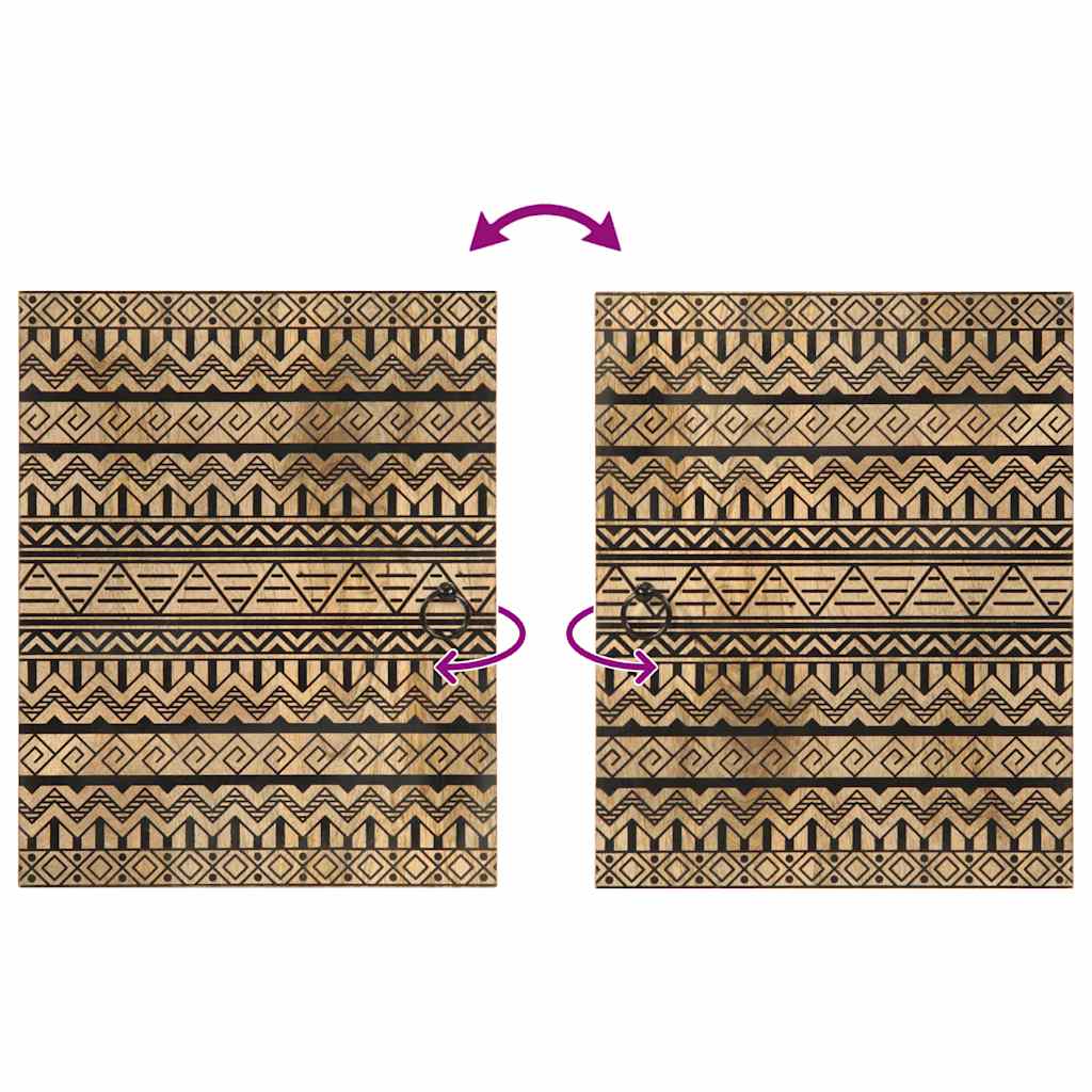 Set Mobili da Bagno 3pz in Legno Massello di Mango