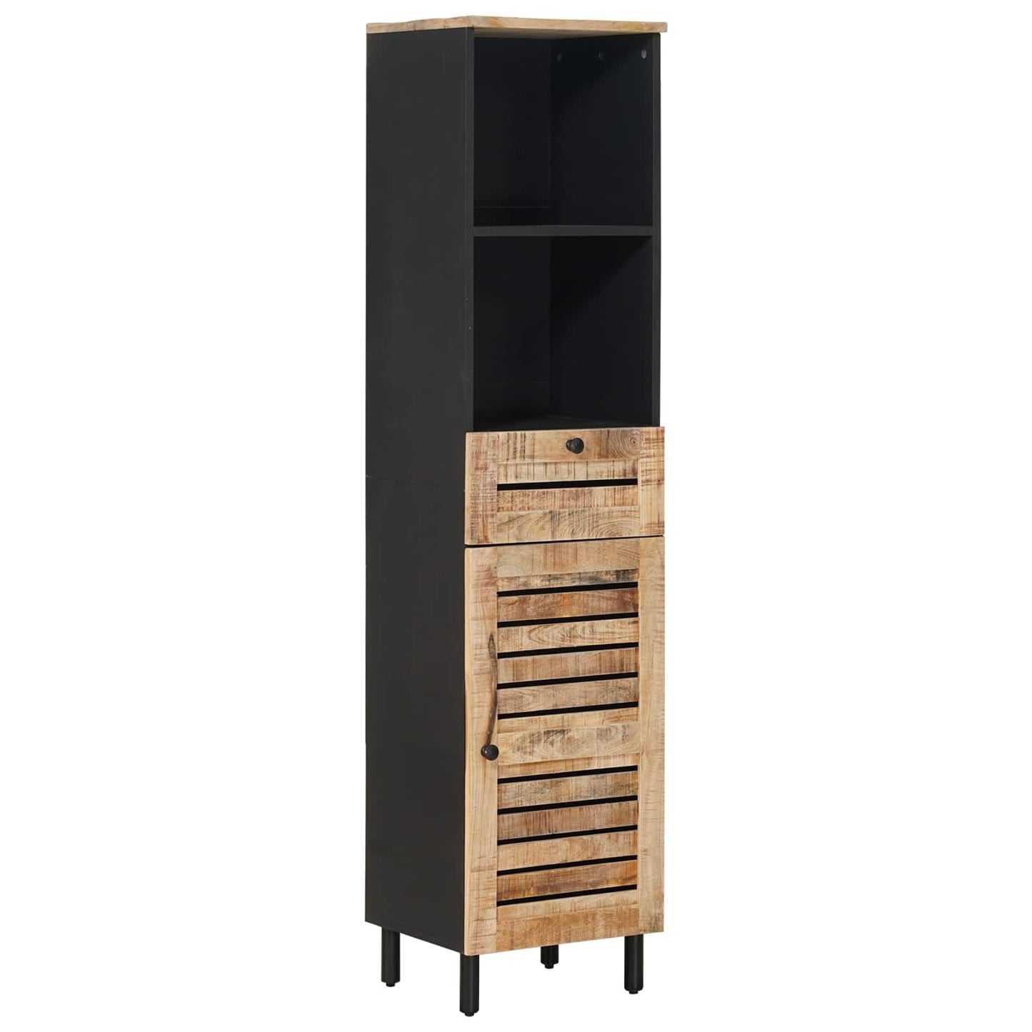 Set di Armadi da Bagno 3 pz Naturale 38 x 33 x 160 cm | homemem39