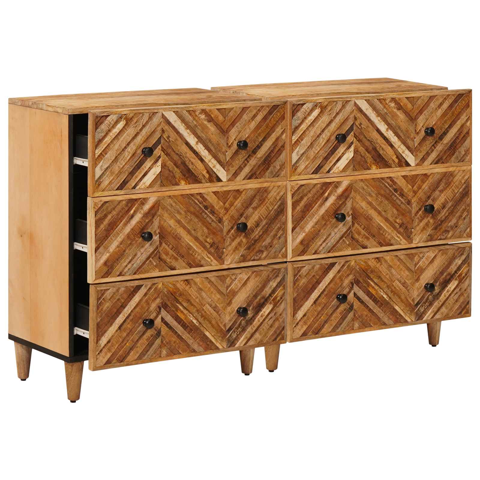 Armadi di Stoccaggio 2 pcs Marrone 60 x 33,5 x 75 cm | homemem39