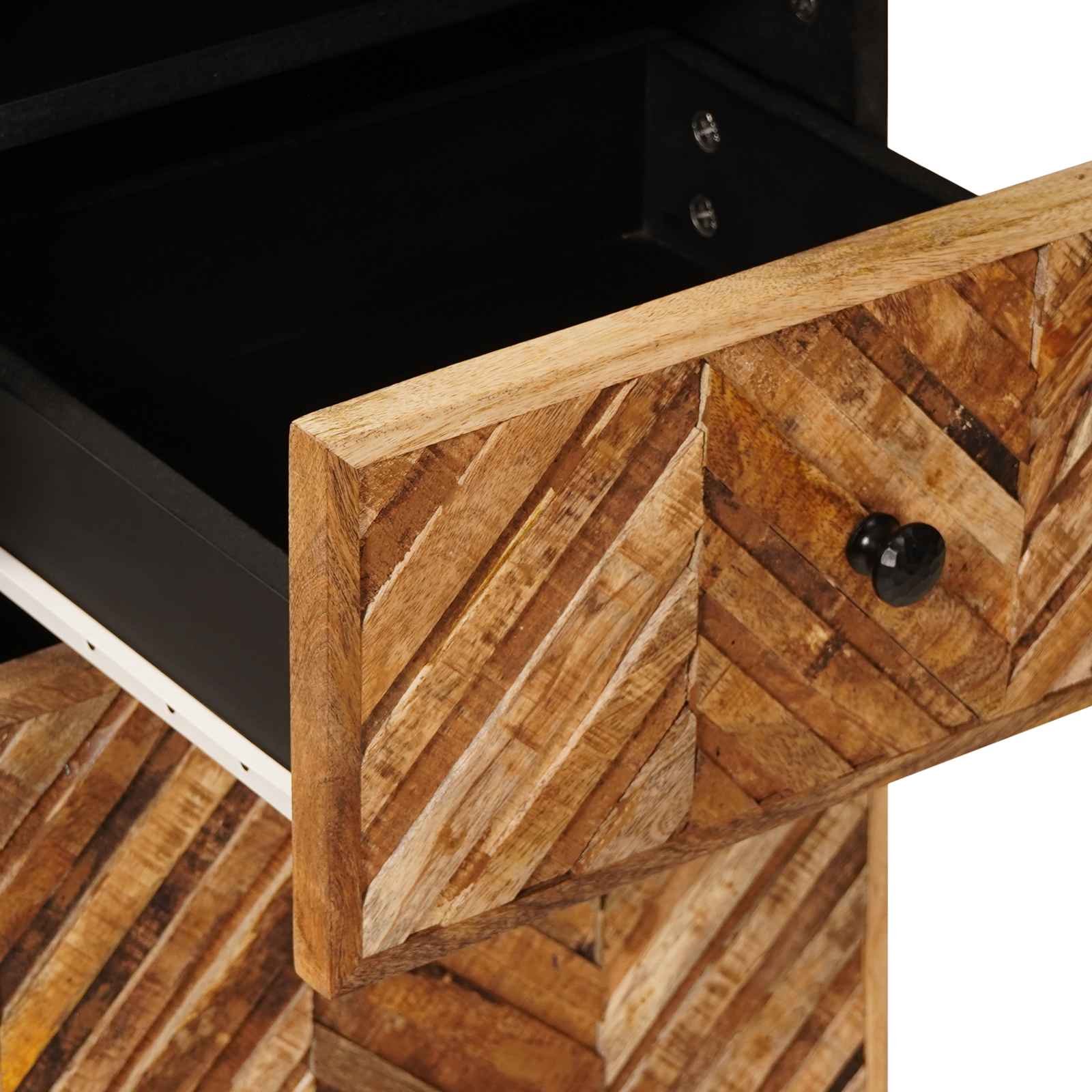 Set di Armadi da Bagno con porta 4 pcs Legno di mango massello | homemem39