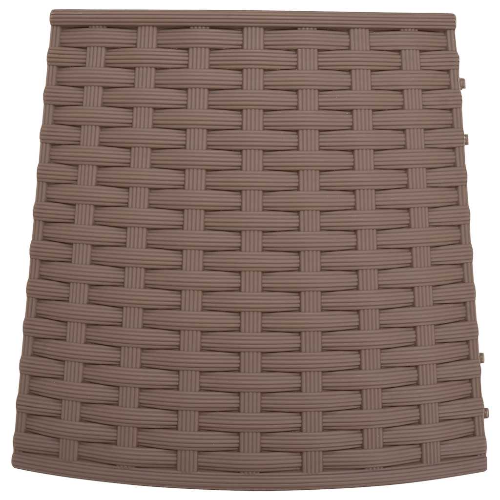 Gonna per Albero di Natale Marrone Ø65x23 cm in Plastica