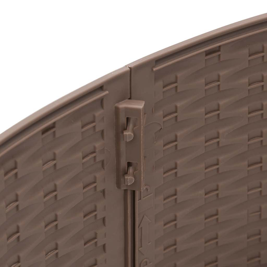 Gonna per Albero di Natale Marrone Ø65x23 cm in Plastica