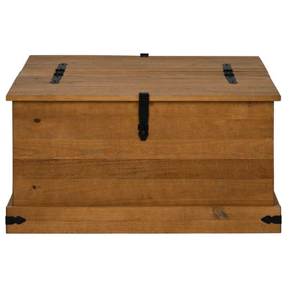Cassapanca HALDEN 91x91x47 cm in Legno Massello di Pino