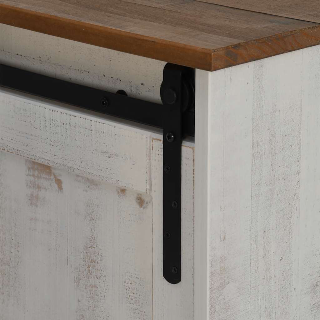 Mobile Porta TV HALDEN 2 Ante Scorrevoli Bianco 150x40x60 cm - homemem39