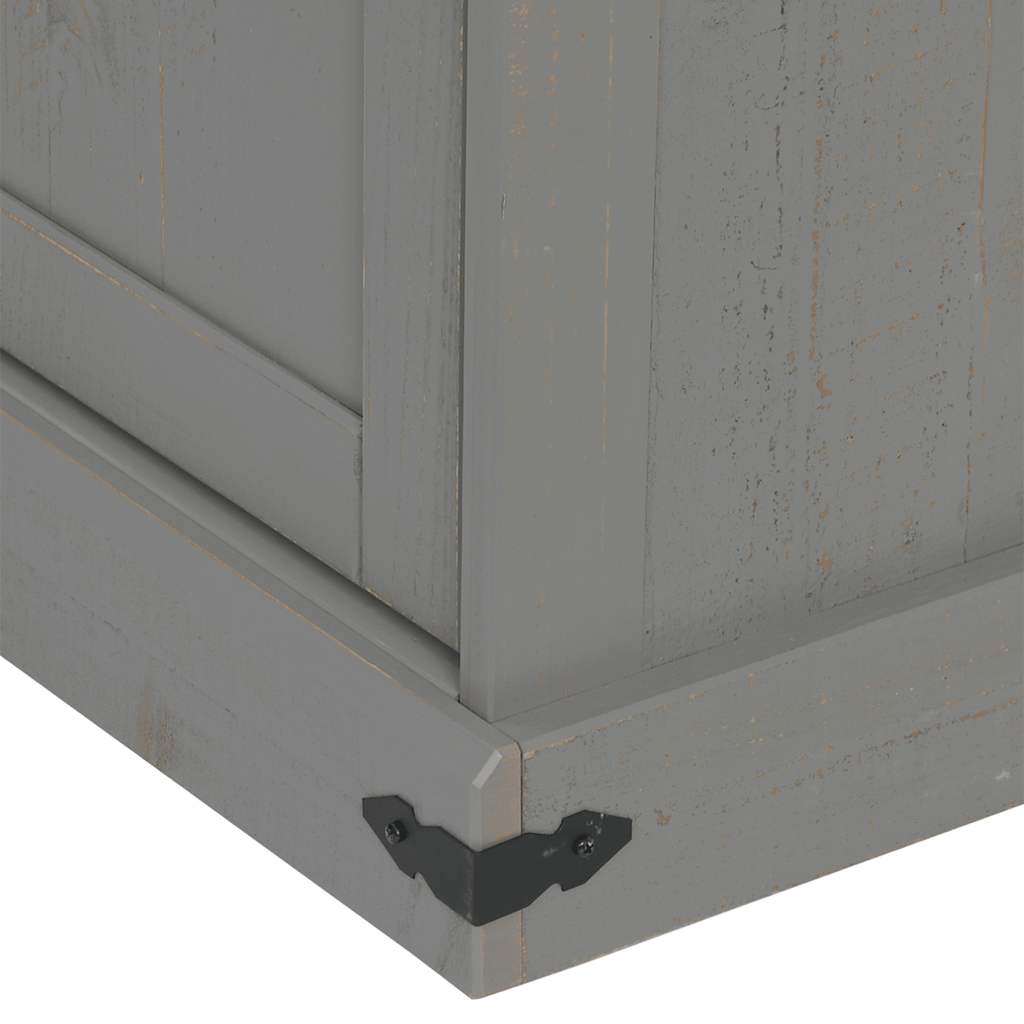 Mobile Porta TV HALDEN 2 Ante Scorrevoli Grigio 150x40x60 cm - homemem39