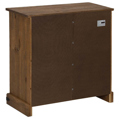 Credenza HALDEN con Anta Scorrevole 80x40x80 cm Legno Massello - homemem39