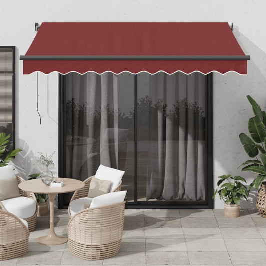 Tenda da Sole Retrattile Automatica Bordò 300x250 cm