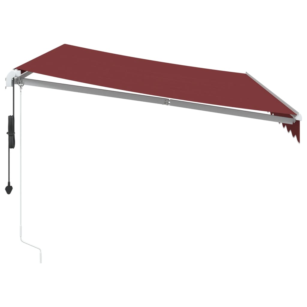 Tenda da Sole Retrattile Automatica Bordò 350x250 cm | homemem39