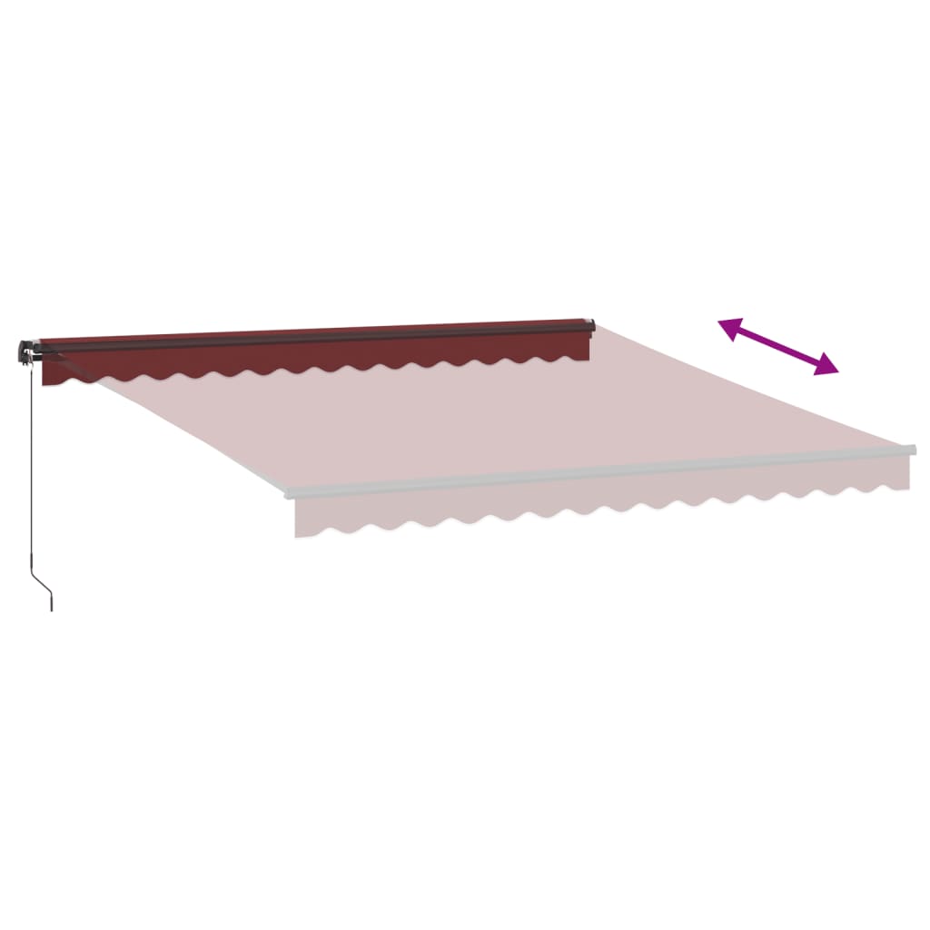 Bordeaux Manual Retractable Awning 400x300 cm