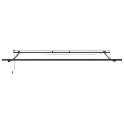 Tenda da Sole Retrattile Automatica con LED Bordò 500x300 cm | homemem39