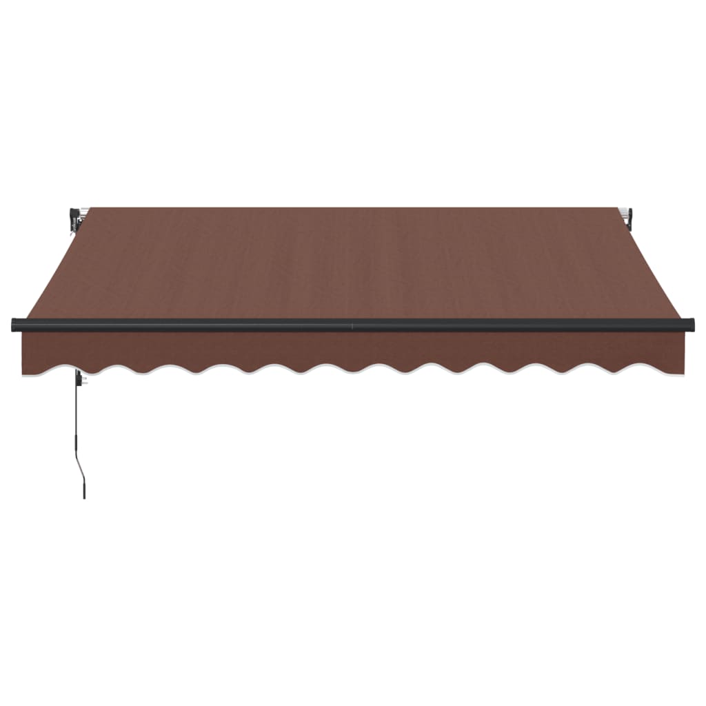 Tenda da Sole Retrattile Automatica Marrone 300x250 cm