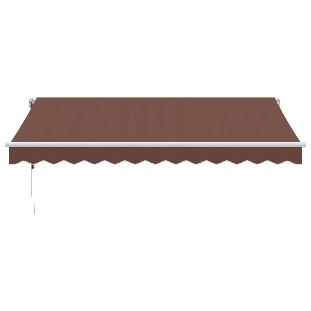 Tenda da Sole Retrattile Automatica Marrone 350x250 cm | homemem39