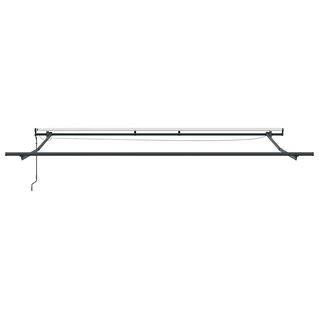 Tenda da Sole Retrattile Automatica con LED Marrone 400x300 cm