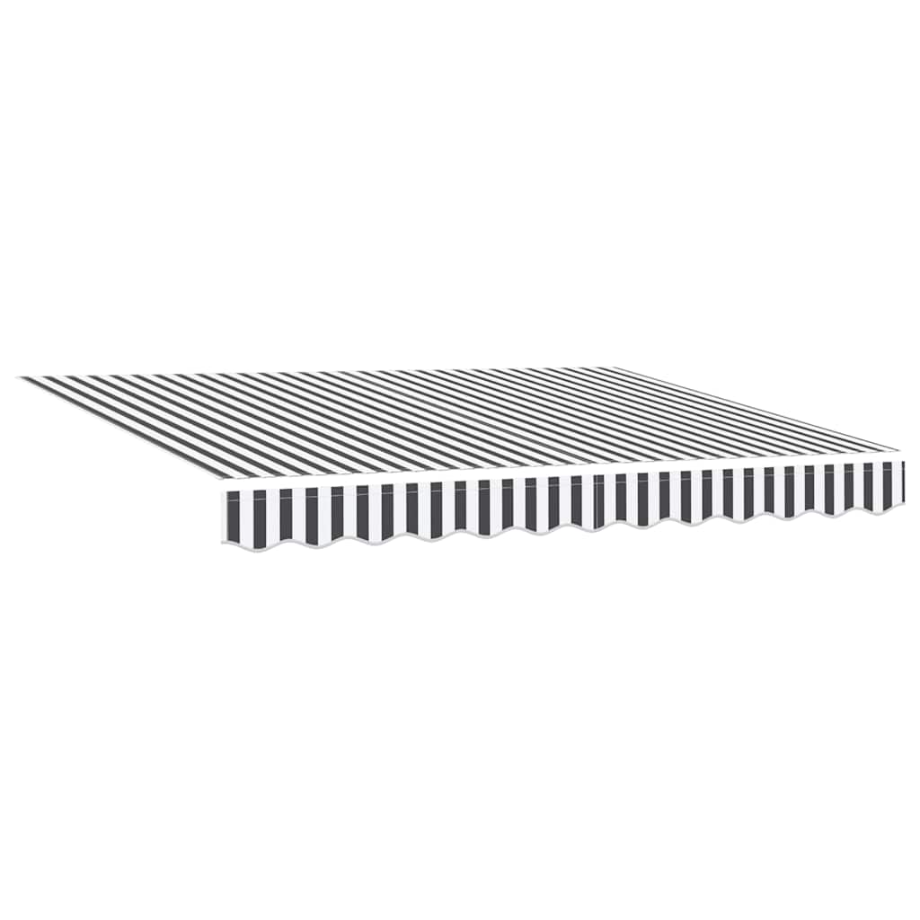 Tenda Sole Retrattile Automatica Antracite e Bianco 300x250 cm