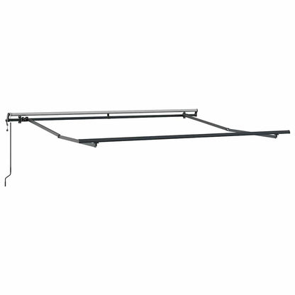 Tenda Sole Retrattile Automatica Antracite e Bianco 300x250 cm