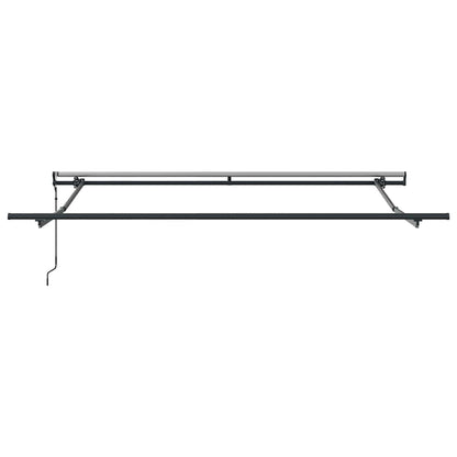Tenda Sole Retrattile Automatica Antracite e Bianco 300x250 cm