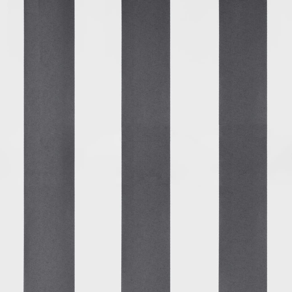 Tenda Retrattile Automatica Antracite e Bianco 350x250 cm - homemem39