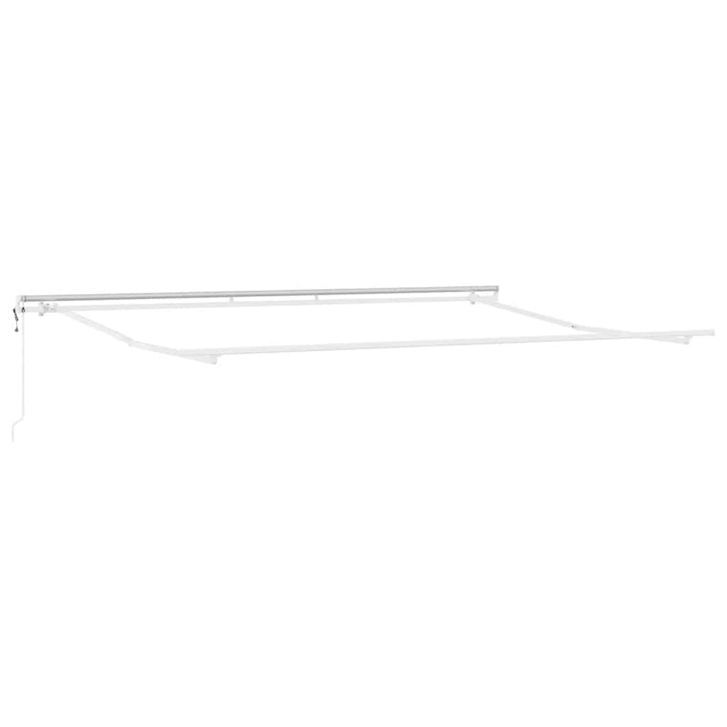 Tenda Retrattile Automatica Antracite e Bianco 450x300 cm