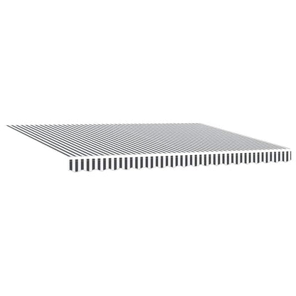 Tenda Retrattile Automatica Antracite e Bianco 450x300 cm