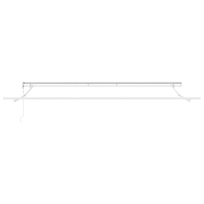 Tenda Retrattile Automatica Antracite e Bianco 450x300 cm