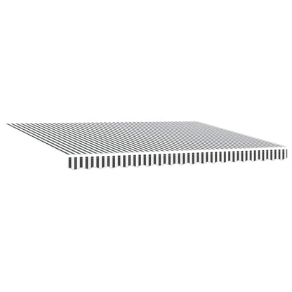 Tenda Retrattile Automatica LED Antracite e Bianco 450x300 cm